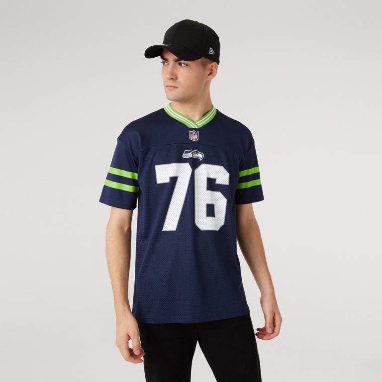 Ropa New Era Nfl Azules - Seattle Seahawks Oversized Jersey 09456IMQT